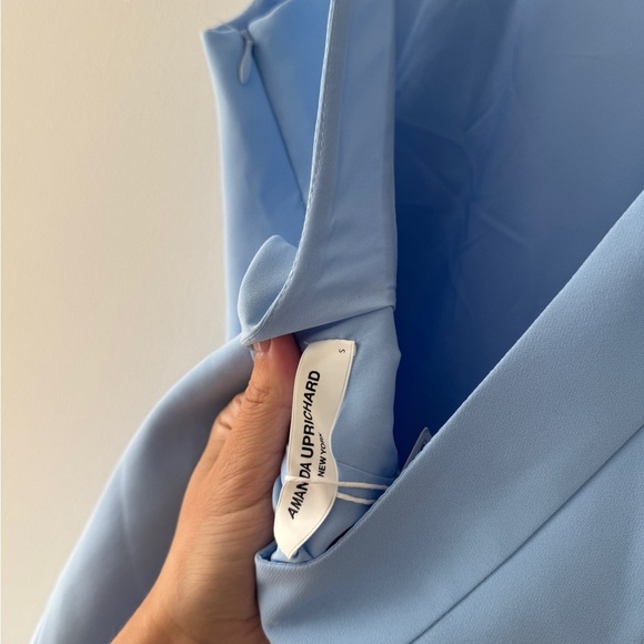 AMANDA UPRICHARD NWT Marbella Maxi Dress in Baby Blue S - Picture 7 of 8